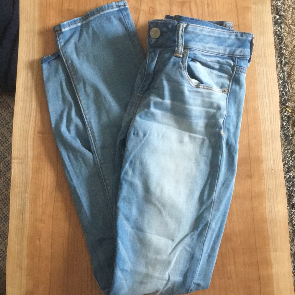Women’s AE Super Stretch Skinny Jeans, sz. 8